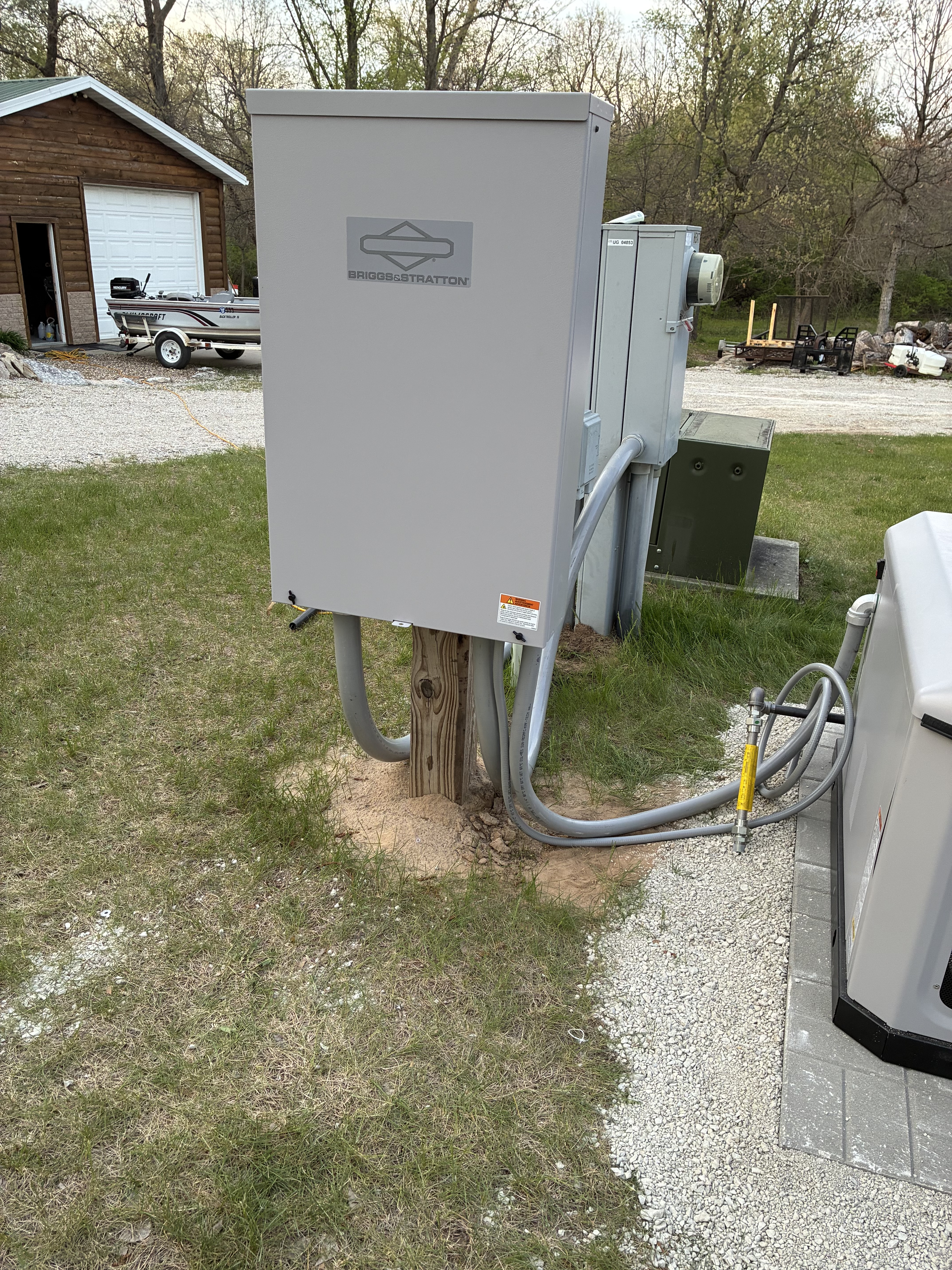 Benton County Iowa transfer switch and generator connection