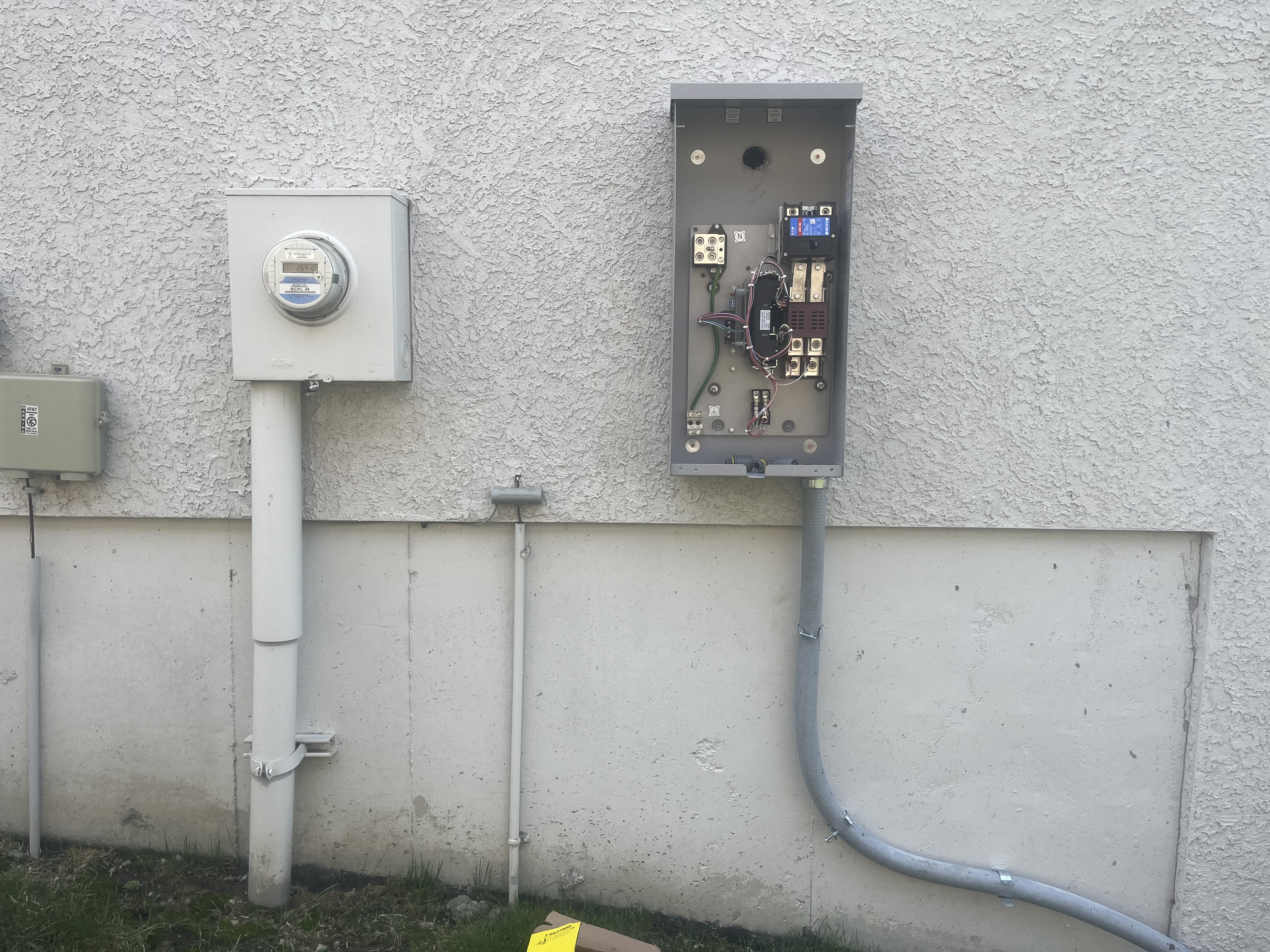 Staley Farms transfer switch and meter work