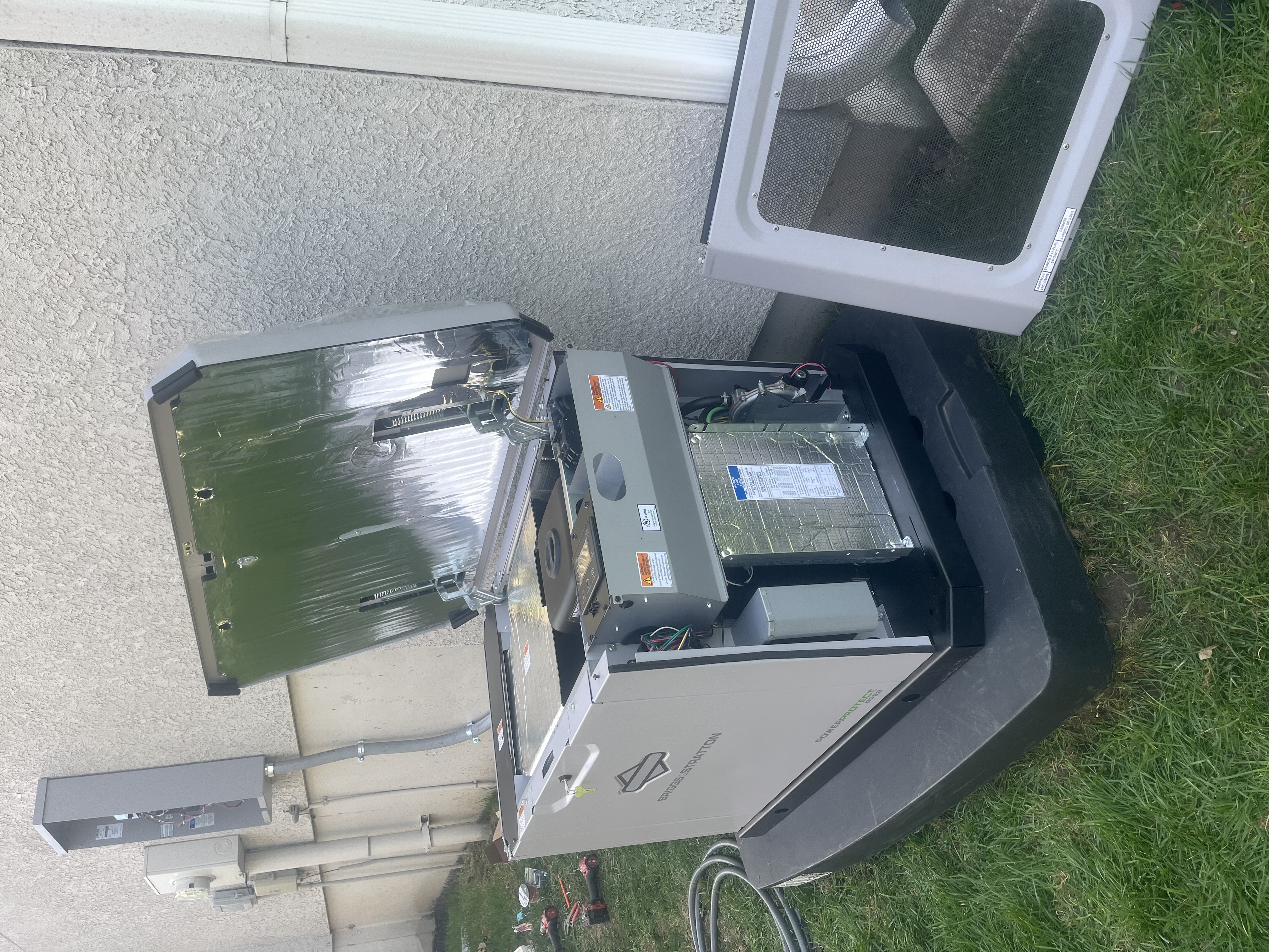 Staley Farms internal generator service view